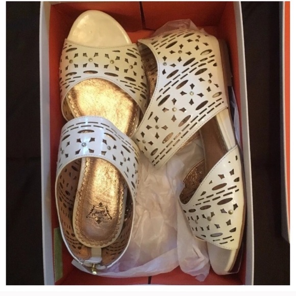 Anthropologie Miss Albright Jetta Cutout Sandals - Picture 2 of 8